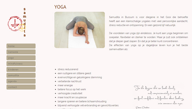 Samudita - Kinderyoga Mindfulness Bussum