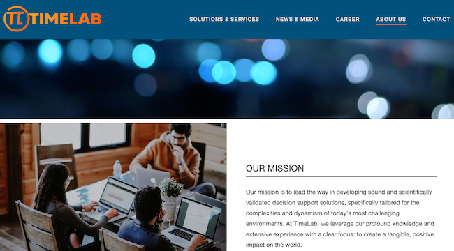 Time-lab - Smart data driven solutions